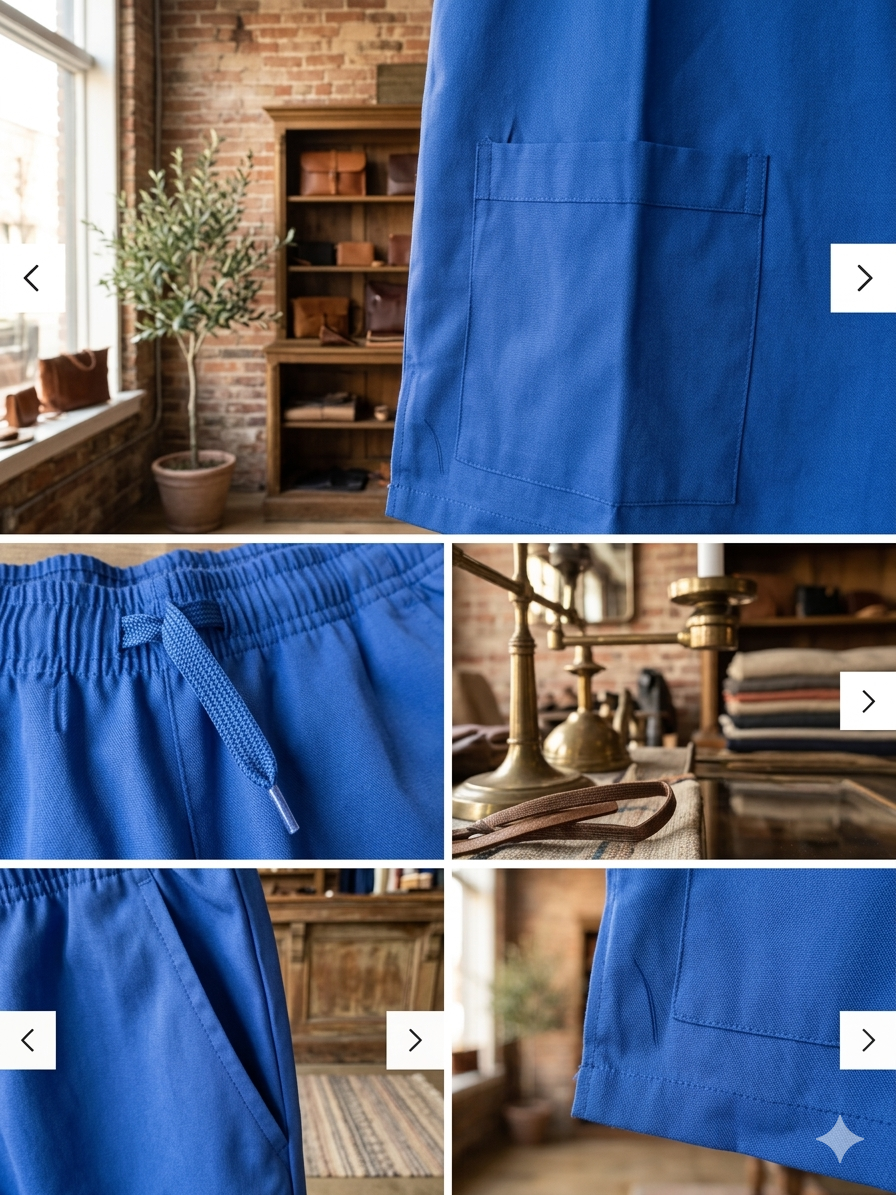 Nursing Scrub Set – Royal Blue (Top & Pants)