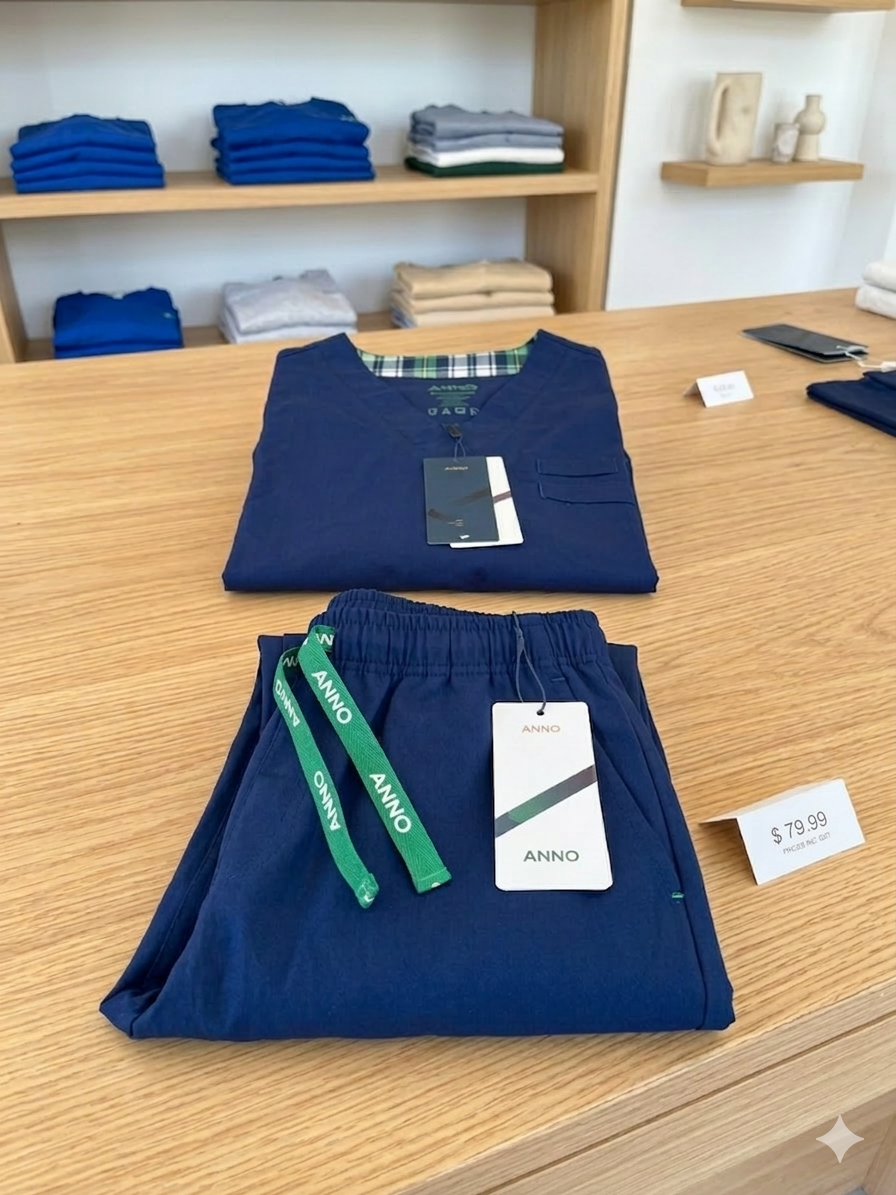 Nursing Scrubs Set - Top & Pants (Unisex)