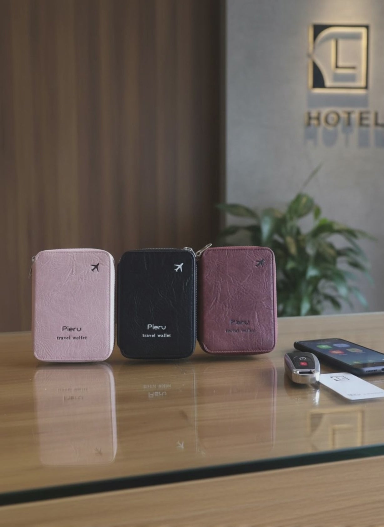 Travel Wallet Organizer – Passport Holder, Document & Card Storage for Stress-Free Travel